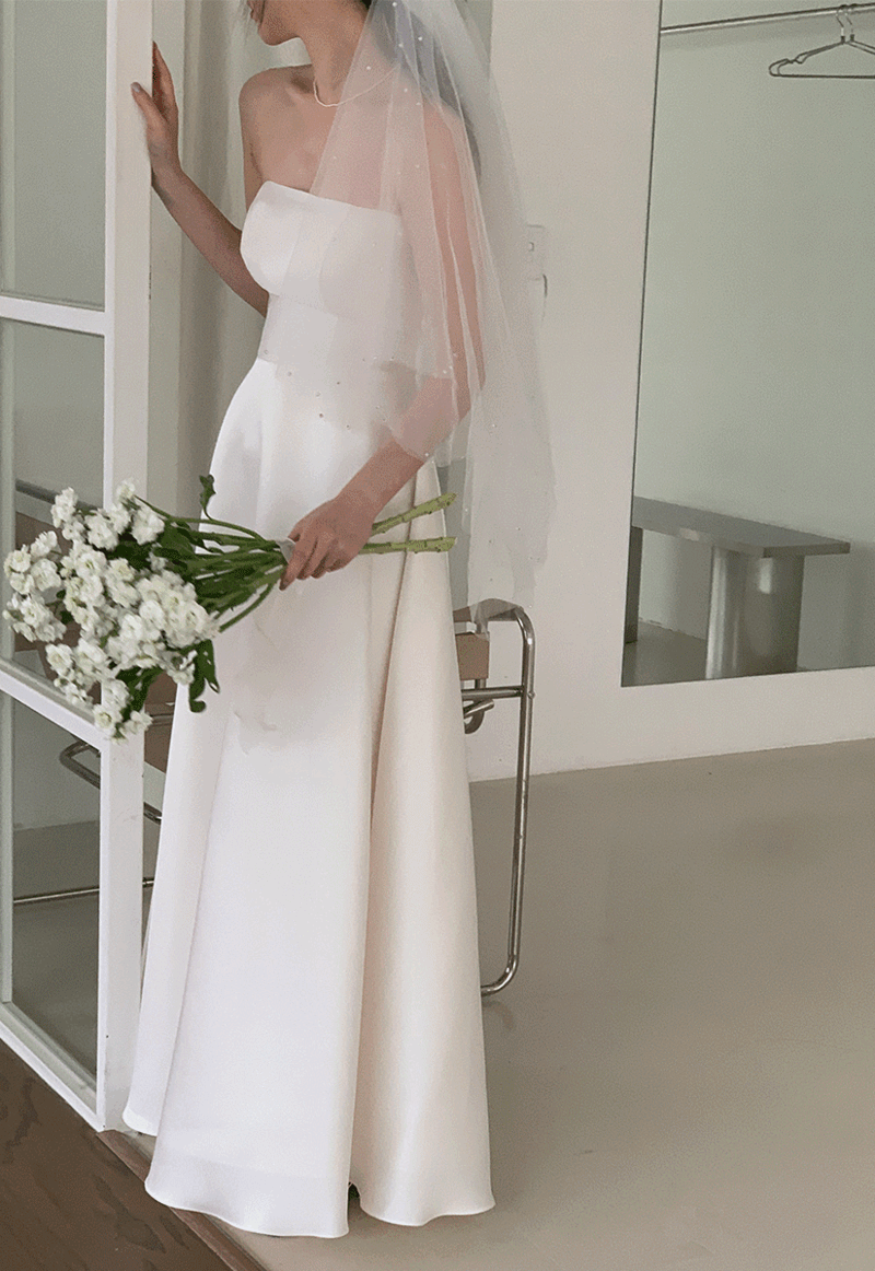 리뉴얼ver. White Top Long Dress (볼레로 포함)